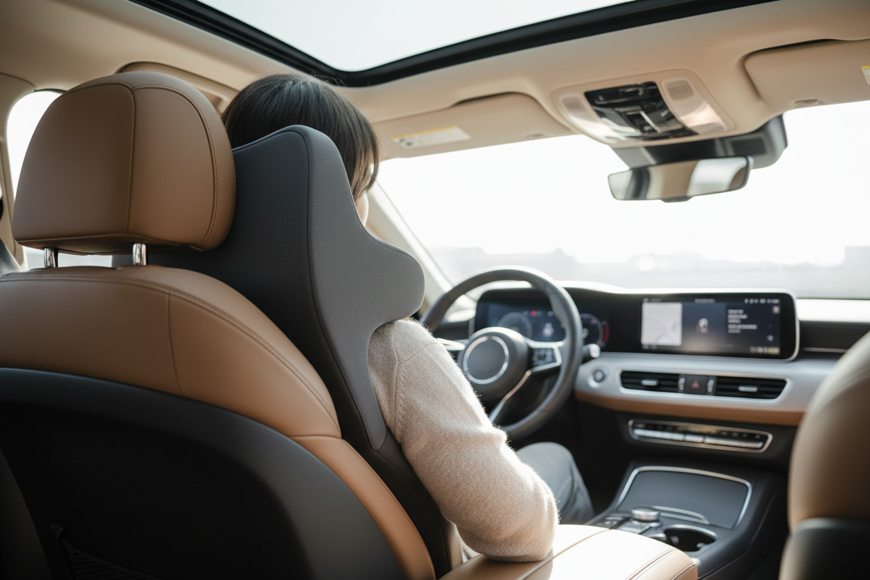 איך למנוע כאבי גב בזמן נהיגה ממושכת? 🚗
